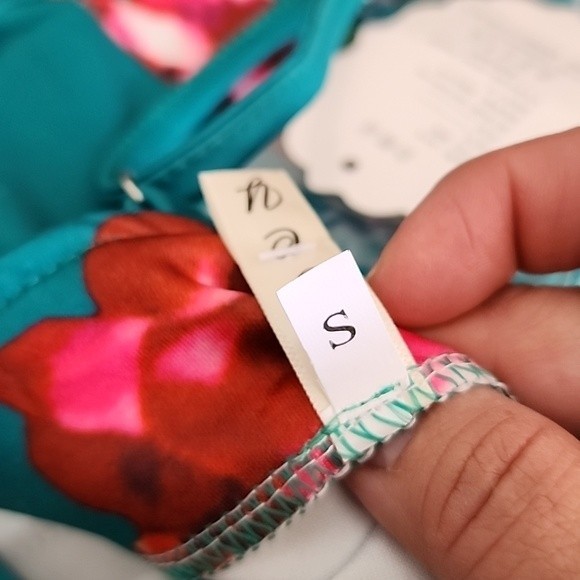 scy Y2K style floral mini dress NWT size small - Picture 8 of 16